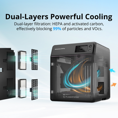 Flashforge Adventurer 5M Pro 3D Printer, Enclosed CoXY Metal Structure, Safe for Home Use