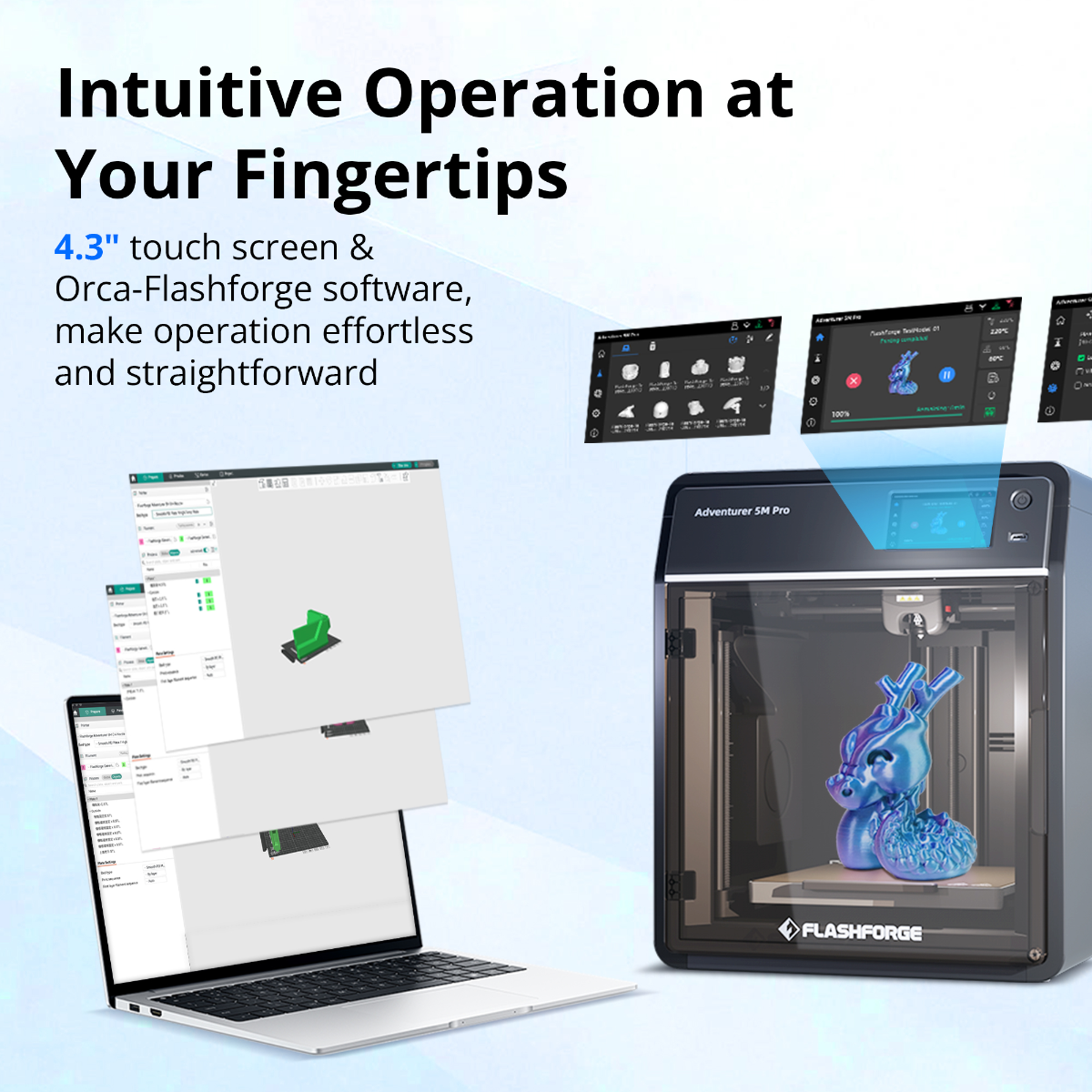 Flashforge Adventurer 5M Pro 3D Printer, Enclosed CoXY Metal Structure, Safe for Home Use