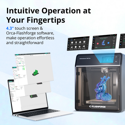 Flashforge Adventurer 5M Pro 3D Printer, Enclosed CoXY Metal Structure, Safe for Home Use