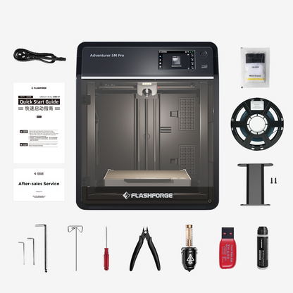 Flashforge Adventurer 5M Pro 3D Printer, Enclosed CoXY Metal Structure, Safe for Home Use