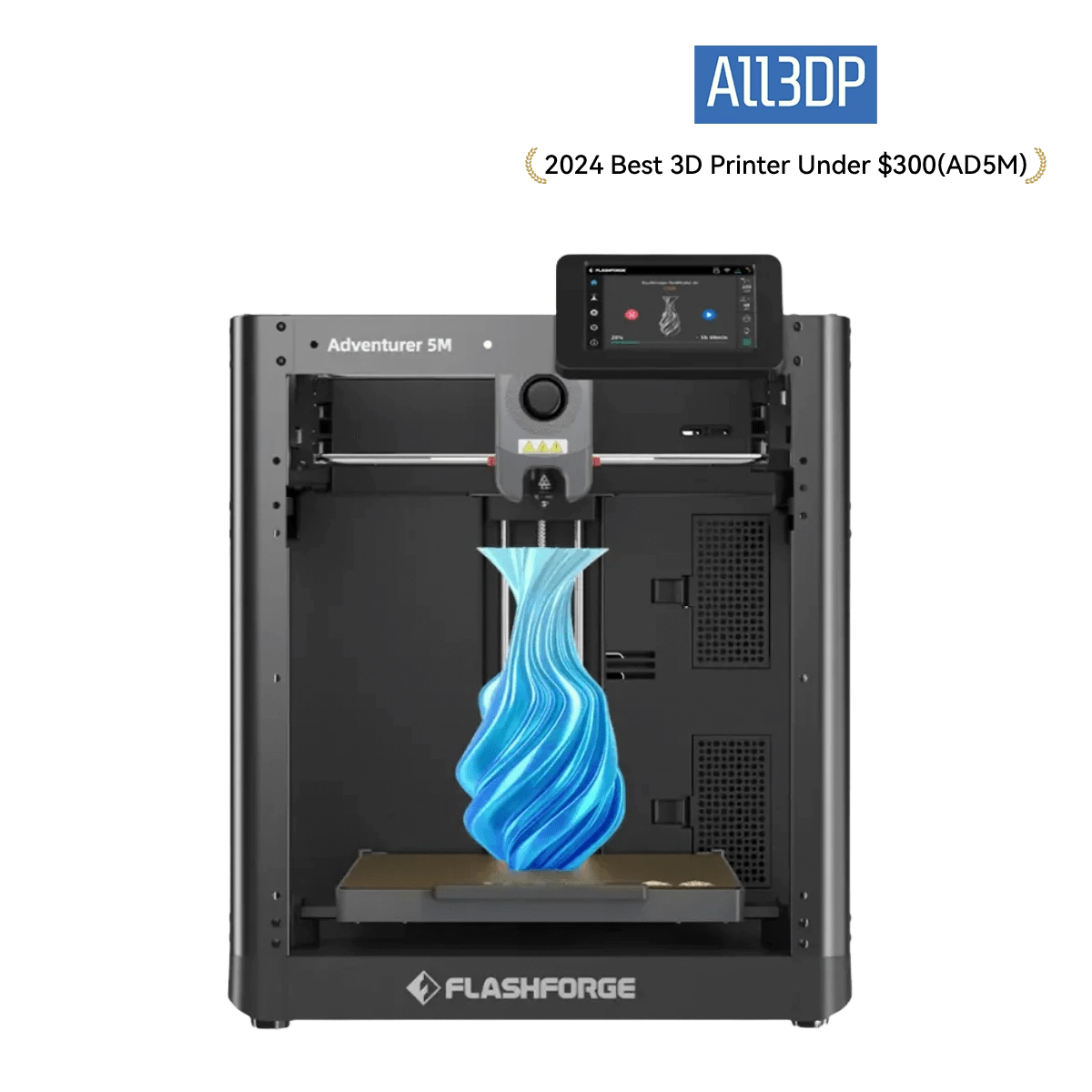 Flashforge Adventurer 5M 3D Printer, 600mm/s High Speed, Beginner-friendly