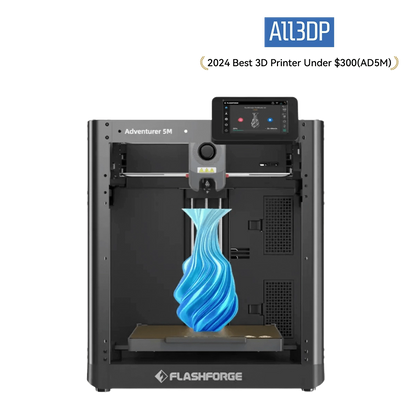 Flashforge Adventurer 5M 3D Printer, 600mm/s High Speed, Beginner-friendly